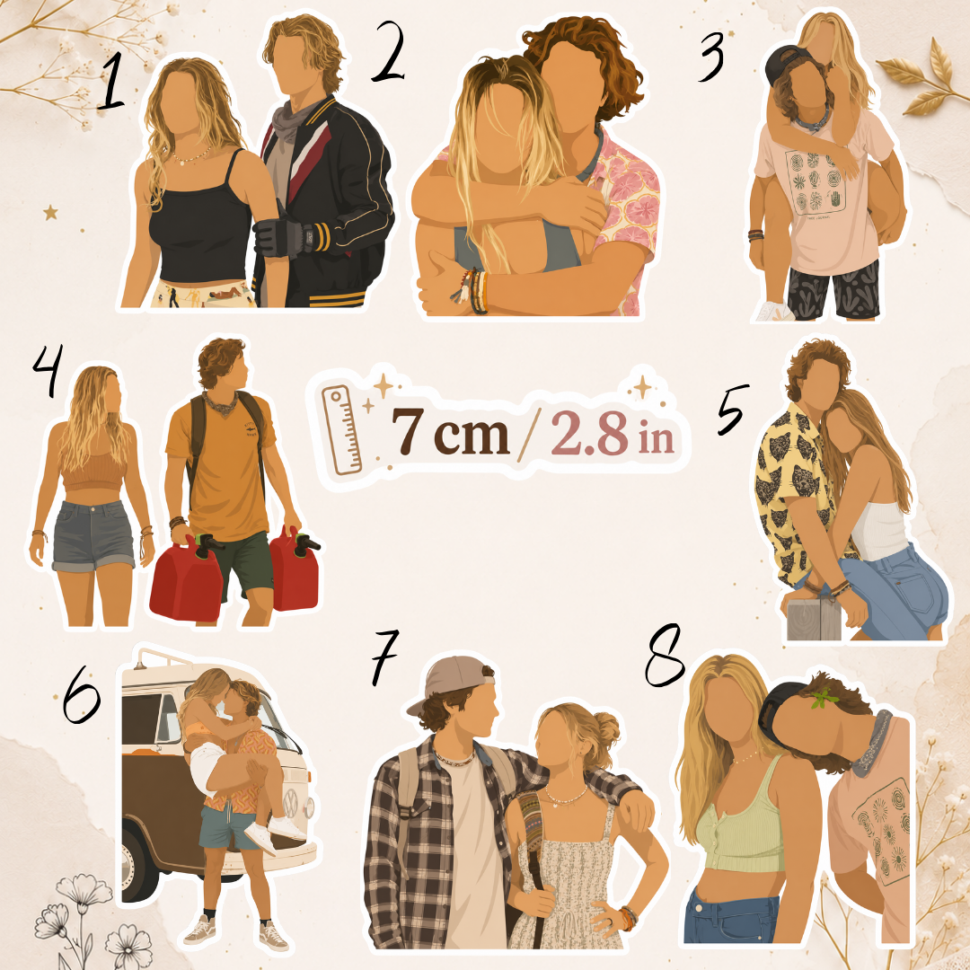 Naklejka – Outer Banks, John B & Sarah