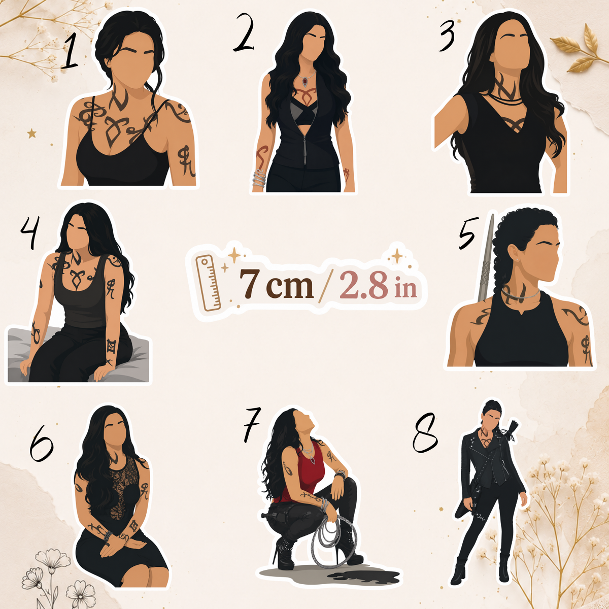 Naklejka – Shadowhunters, Isabelle Lightwood