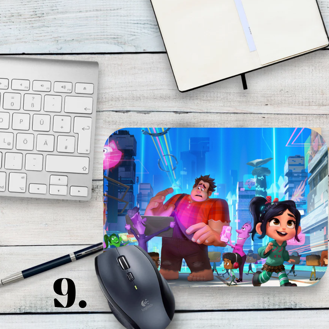 Podkładka pod mysz Ralph Demolka / Wreck-It Ralph – animacja Disney, Ralph i Vanellope