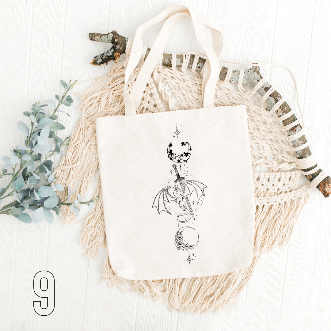 Fourth Wing, Iron Flame, Onyx Storm - 100% Cotton | Tote Bag