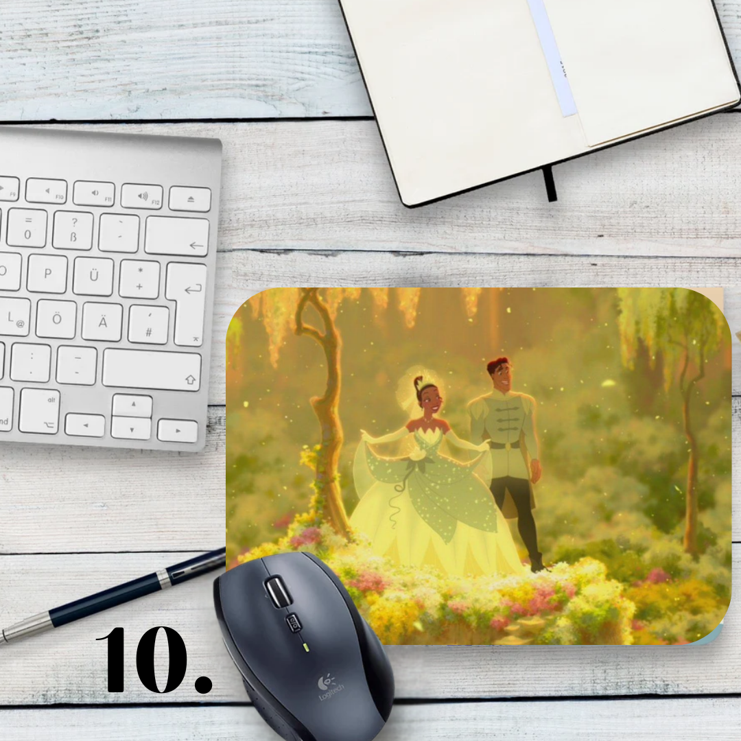 Podkładka pod mysz Księżniczka i żaba / The Princess and the Frog – animacja Disney, Tiana i Naveen