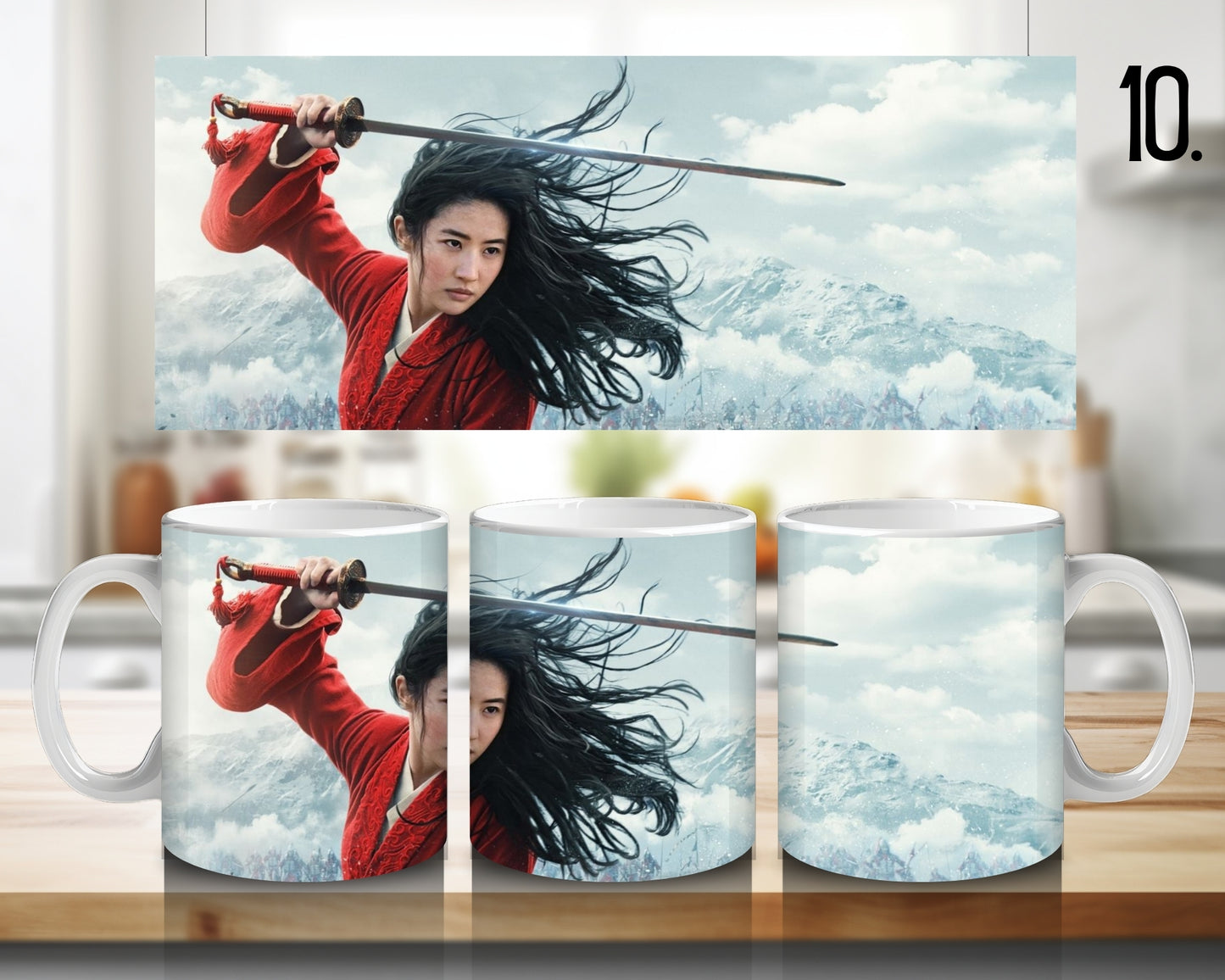 Mulan | 100% CERAMIC MUG, 11Oz = 330ml
