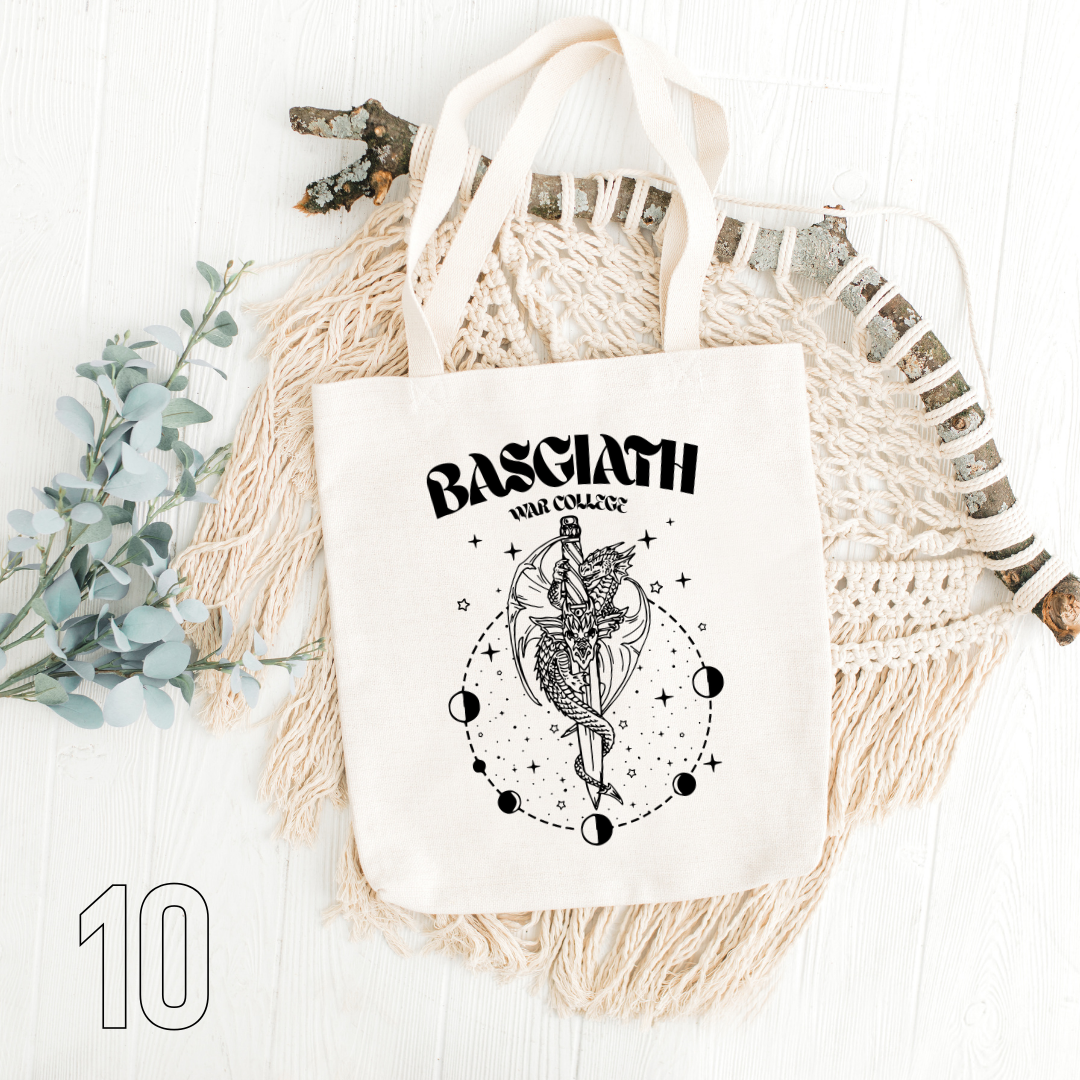 Fourth Wing, Iron Flame, Onyx Storm - 100% Cotton | Tote Bag