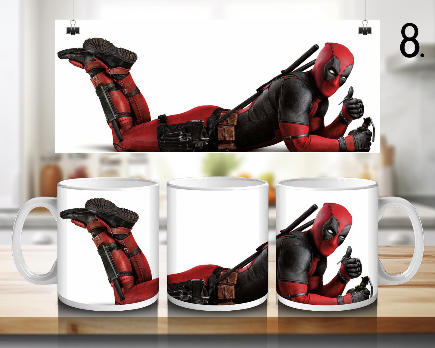Deadpool & Wolverine | 100% CERAMIC MUG, 11Oz = 330ml