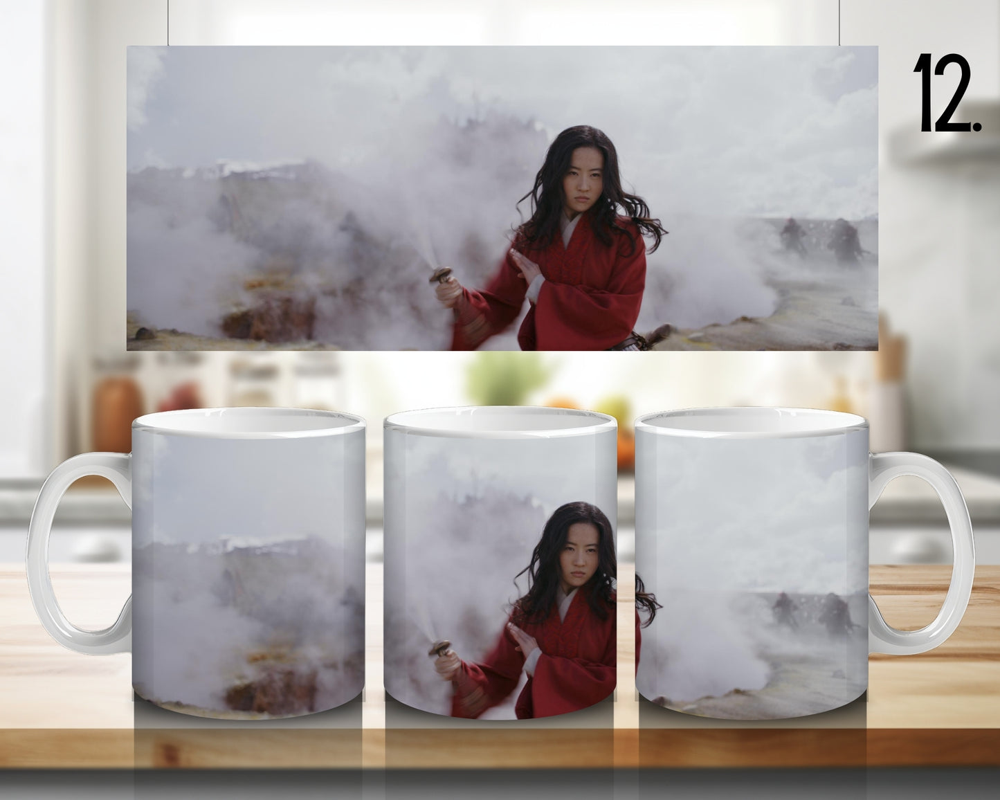 Mulan | 100% CERAMIC MUG, 11Oz = 330ml