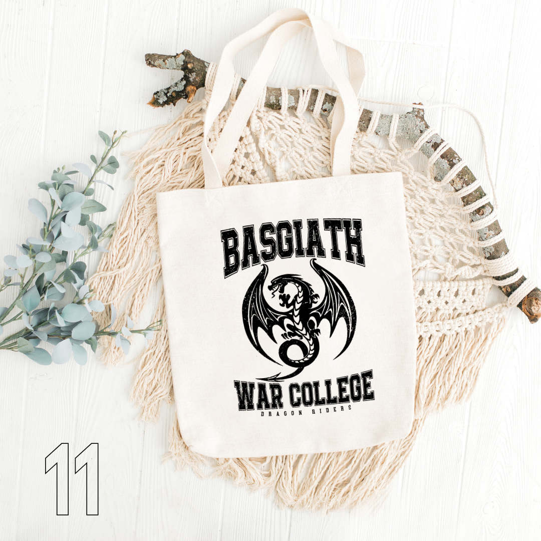 Fourth Wing, Iron Flame, Onyx Storm - 100% Cotton | Tote Bag