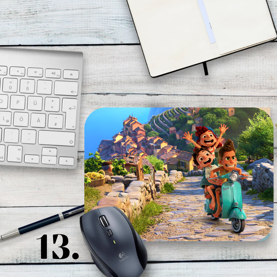 Podkładka pod mysz Luca / Luca – animacja Disney Pixar, Luca i Alberto