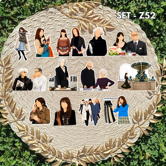 Zestaw naklejek Diabeł ubiera się u Prady / The Devil Wears Prada – moda, film kultowy