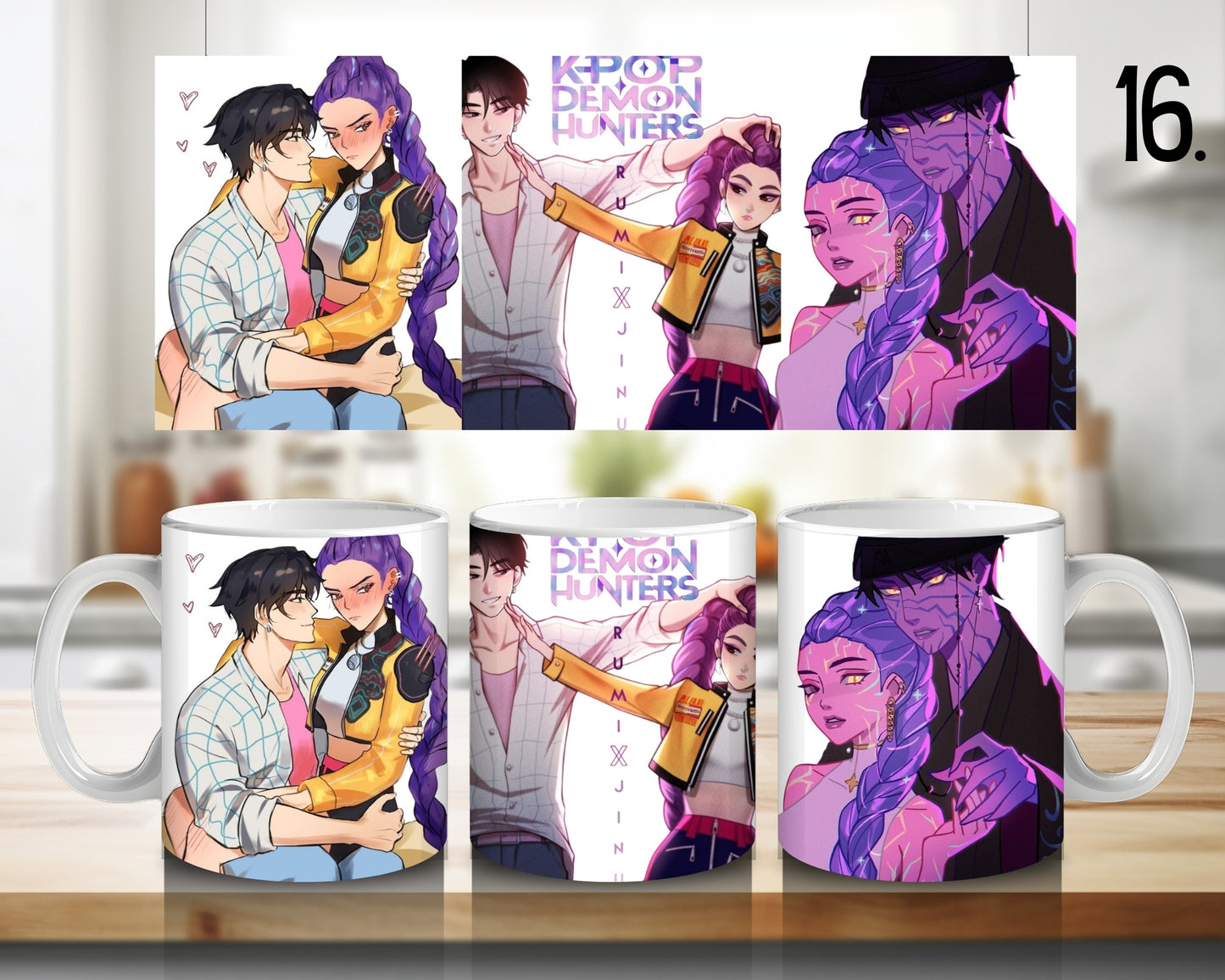 Kpop Demon Hunters | 100% CERAMIC MUG, 11Oz = 330ml