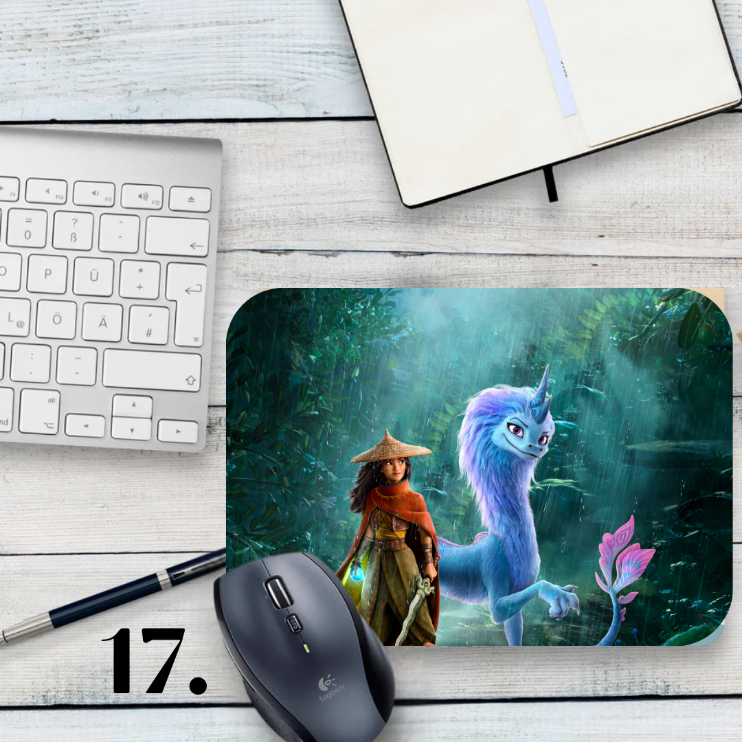 Podkładka pod mysz Raya i Ostatni Smok / Raya and the Last Dragon – animacja Disney, Raya i Sisu