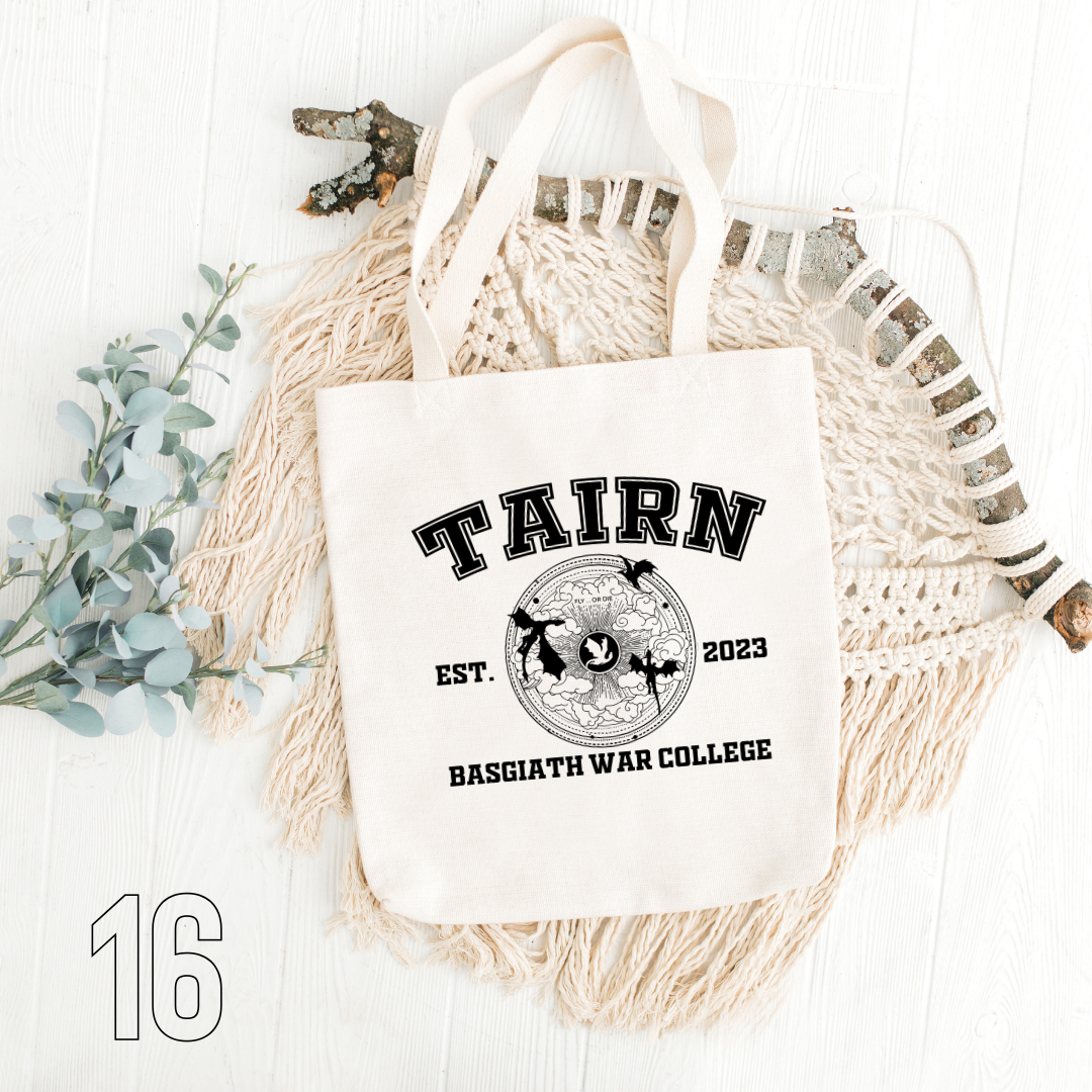 Fourth Wing, Iron Flame, Onyx Storm - 100% Cotton | Tote Bag