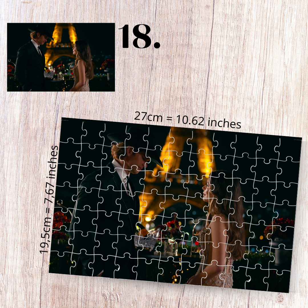 Puzzle 88 elementów – Nie ten Paryż / The Wrong Paris