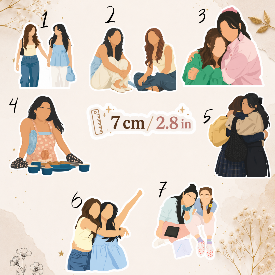 Naklejka – XO, Kitty, Lara Jean & Kitty