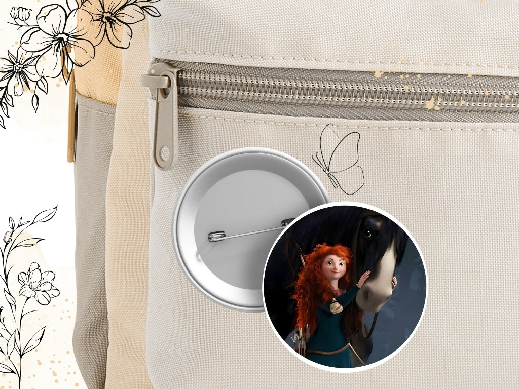 Brave | Backpack pin