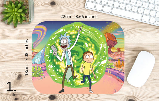 Podkładka pod mysz Rick i Morty / Rick and Morty – multiversum, serial animowany sci-fi