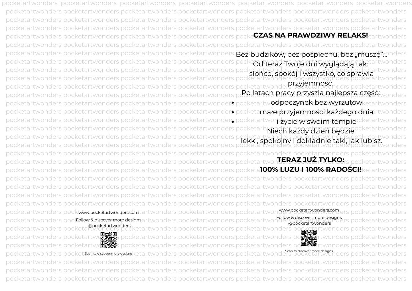 Kartki okolicznościowe - Emerytka