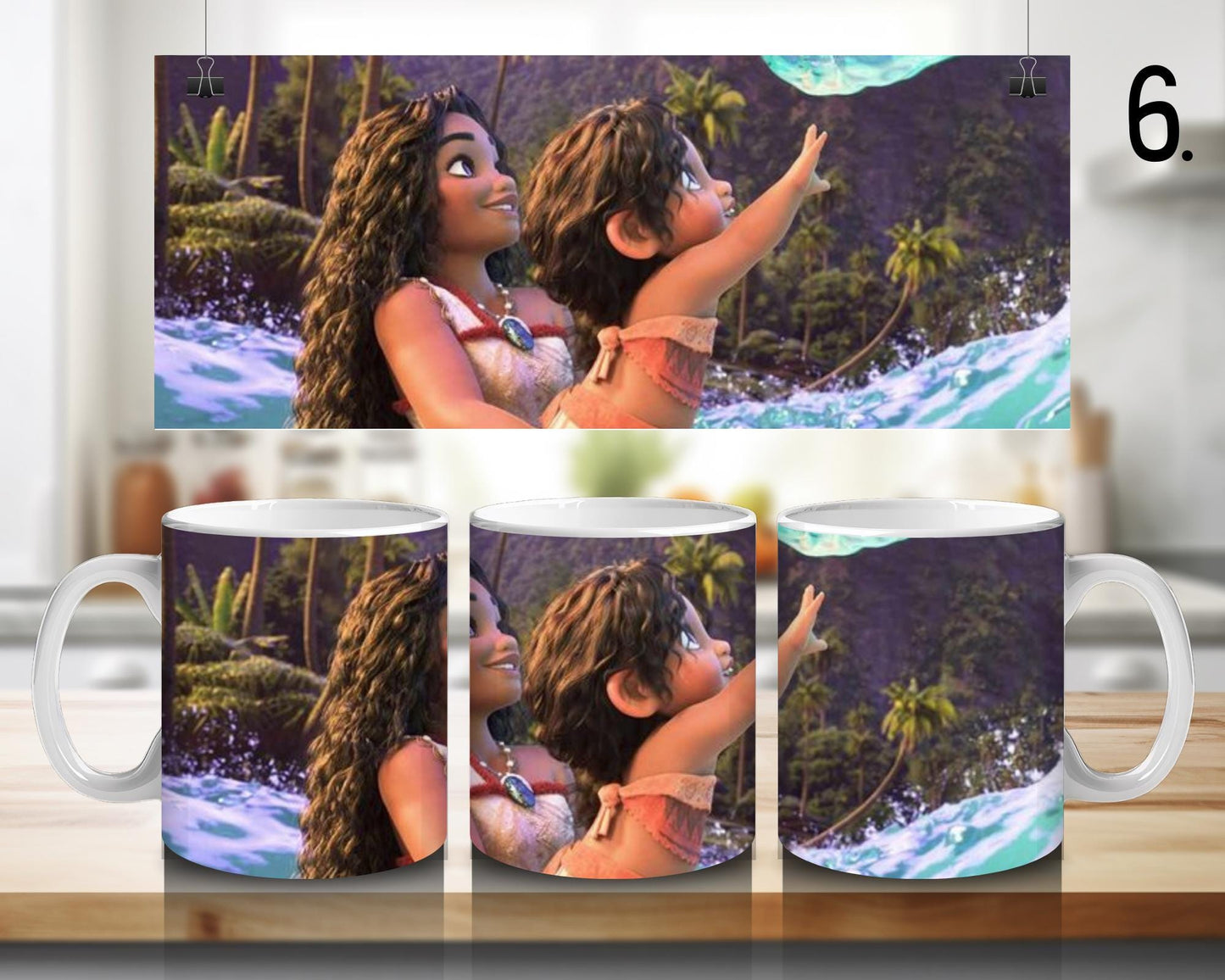 Moana | 100% CERAMIC MUG, 11Oz = 330ml