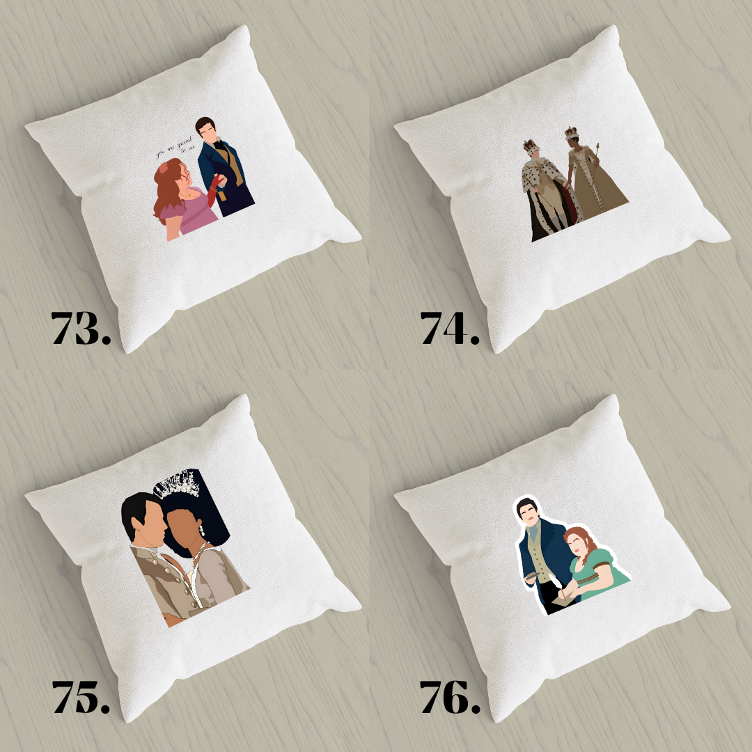 Poszewka na poduszkę Bridgerton / Bridgerton – romans regencji, dekoracja wnętrza