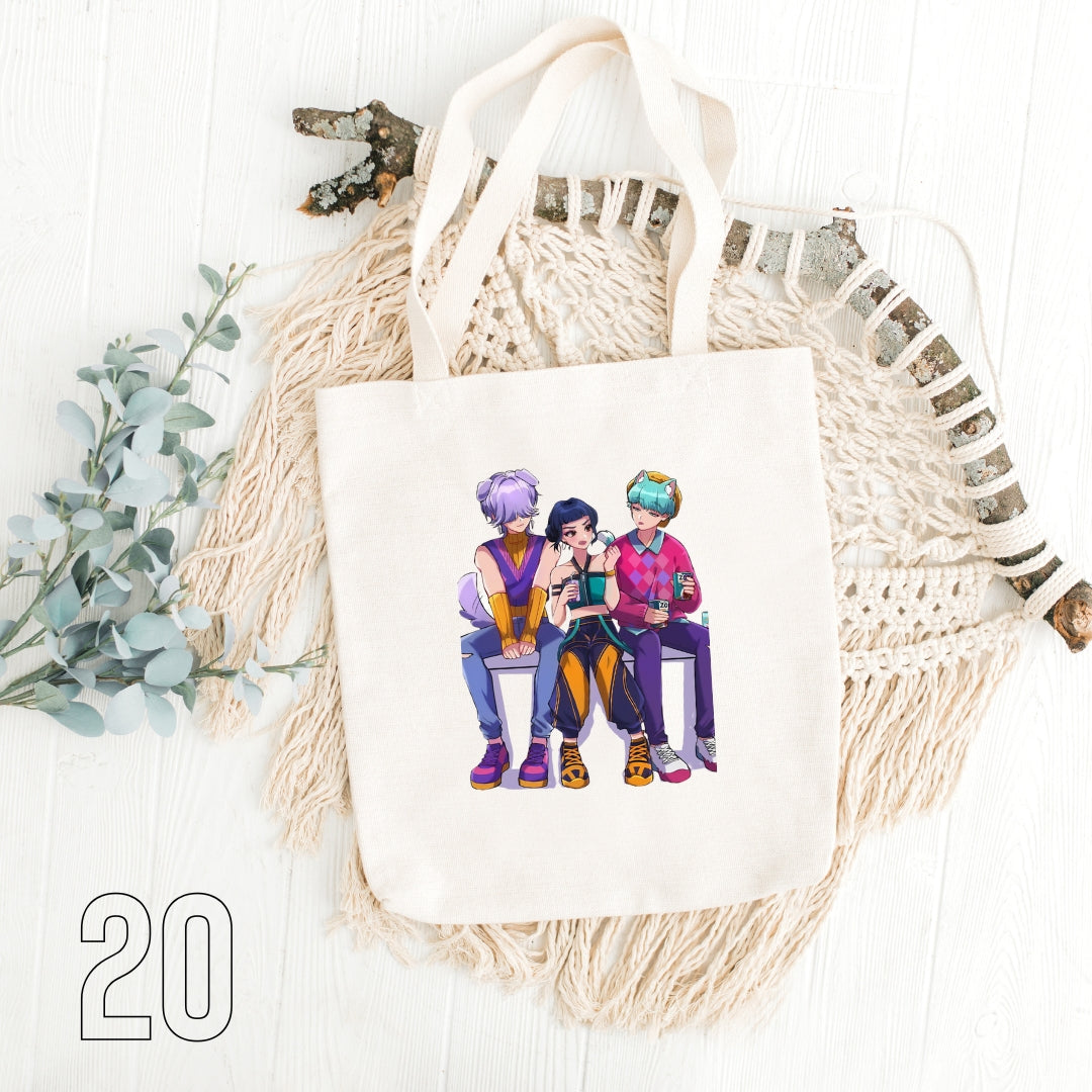 Kpop Demon Hunters - 100% Cotton | Tote Bag