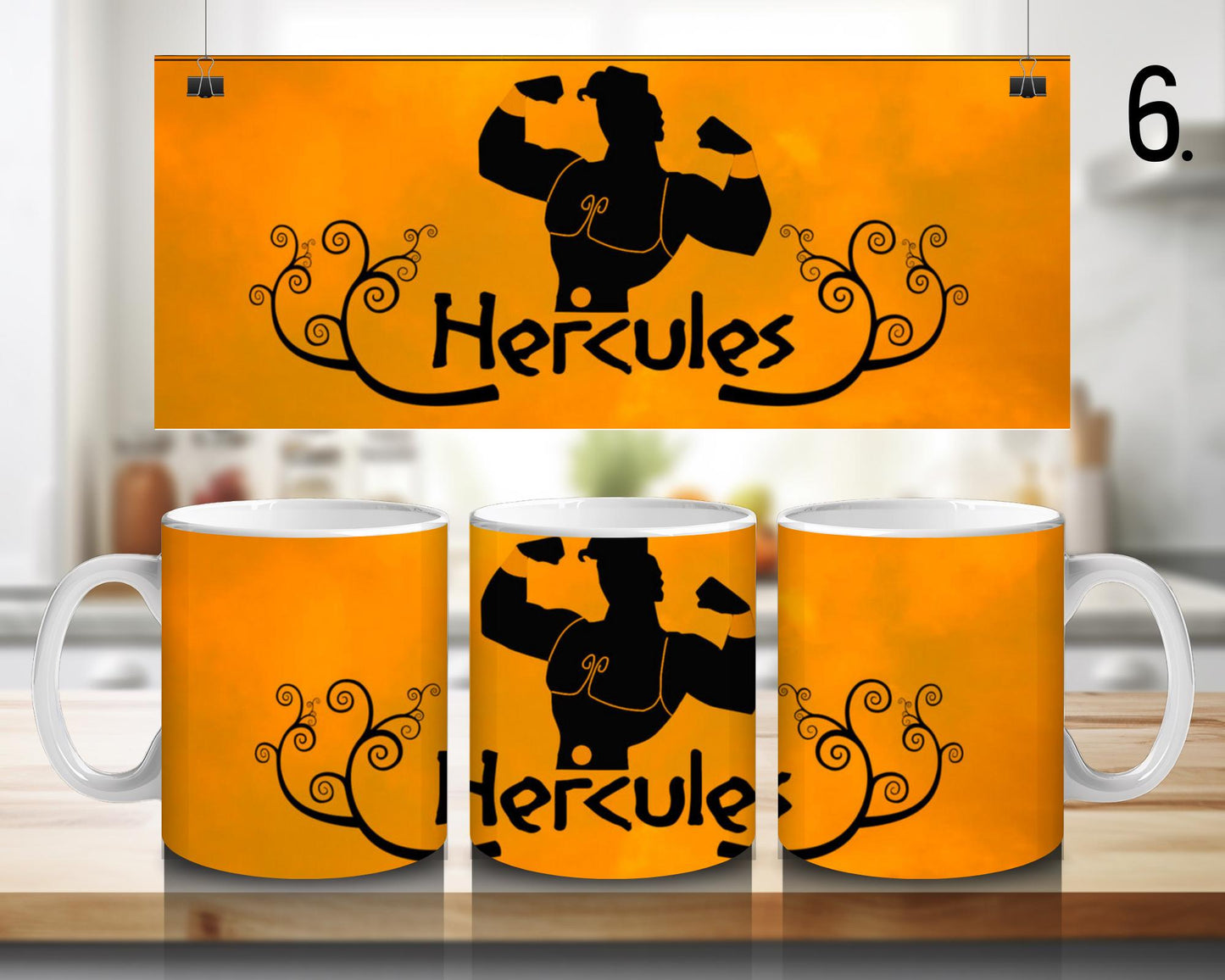 Hercules | 100% CERAMIC MUG, 11Oz = 330ml