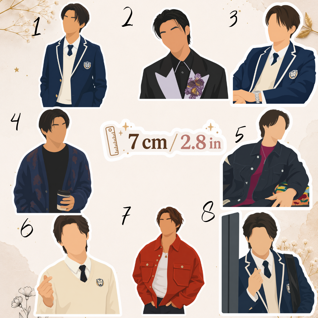 Naklejka – XO, Kitty, Min Ho