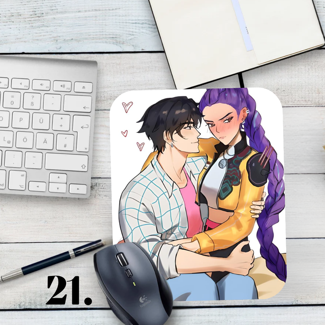 Podkładka pod mysz K-Pop Demon Hunters / K-Pop Demon Hunters – muzyka K-Pop, fantasy