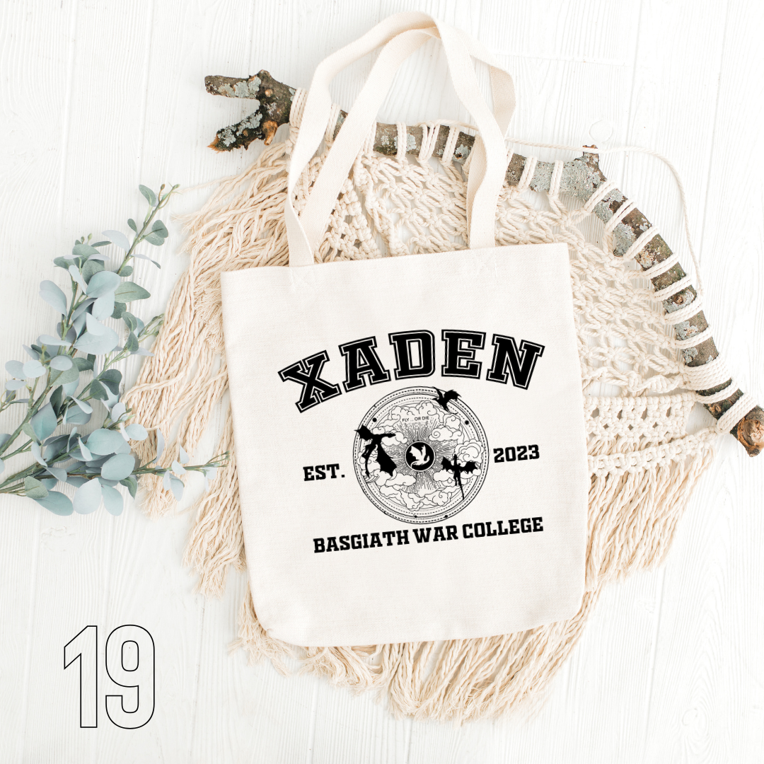 Fourth Wing, Iron Flame, Onyx Storm - 100% Cotton | Tote Bag