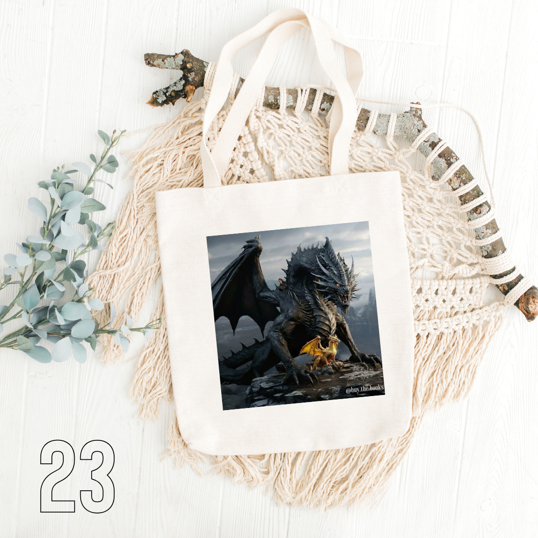 Fourth Wing, Iron Flame, Onyx Storm - 100% Cotton | Tote Bag