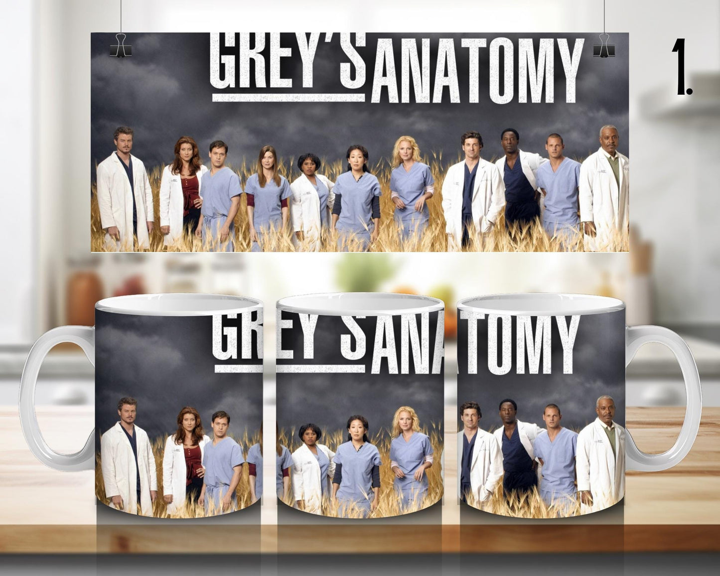 Grey's Anatomy | 100% CERAMIC MUG, 11Oz = 330ml