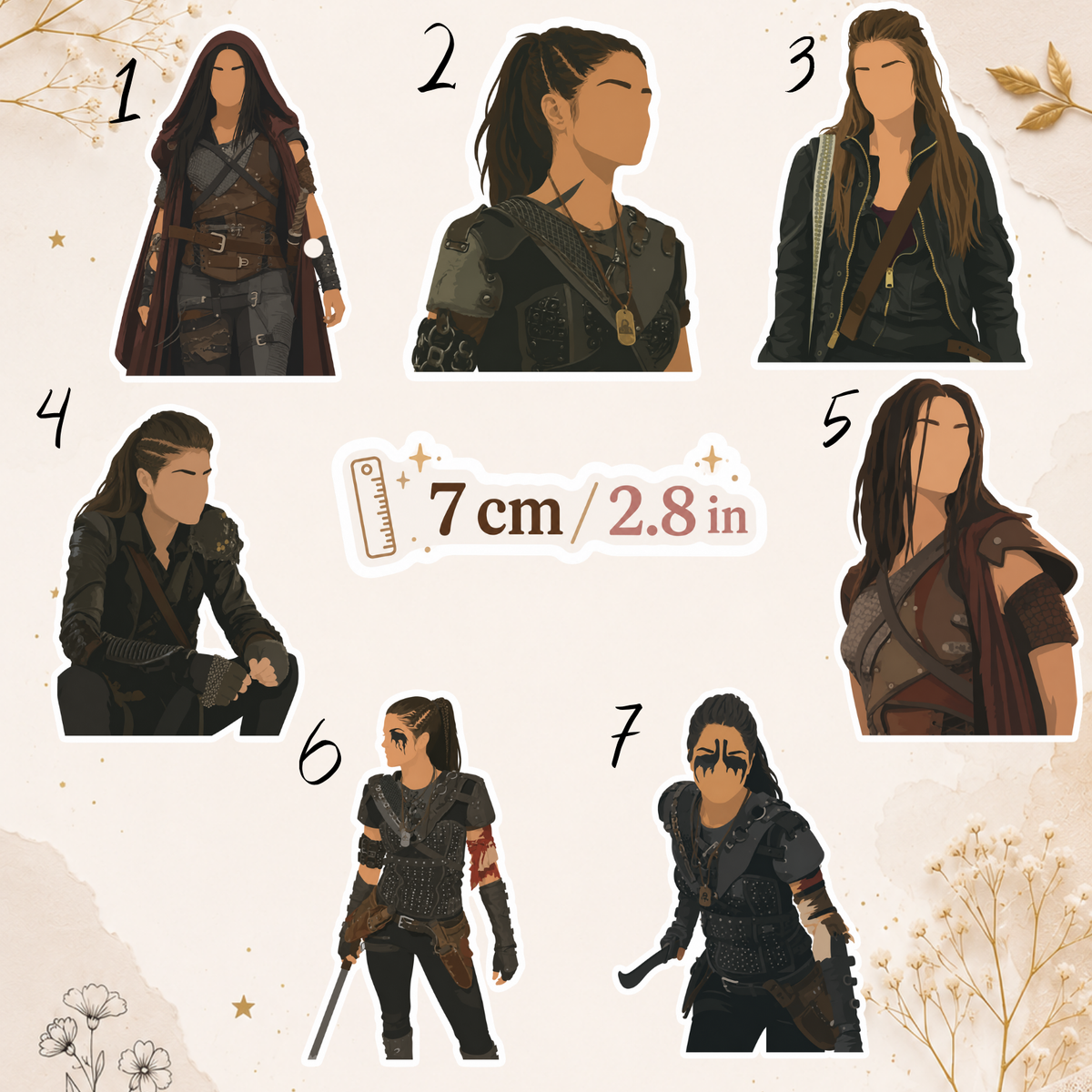 Naklejka – The 100, Octavia Blake