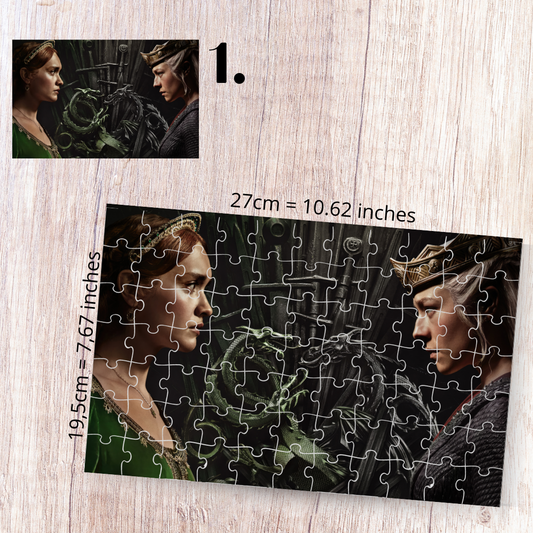 Puzzle Ród Smoka / House of the Dragon – fantasy, uniwersum Gry o Tron