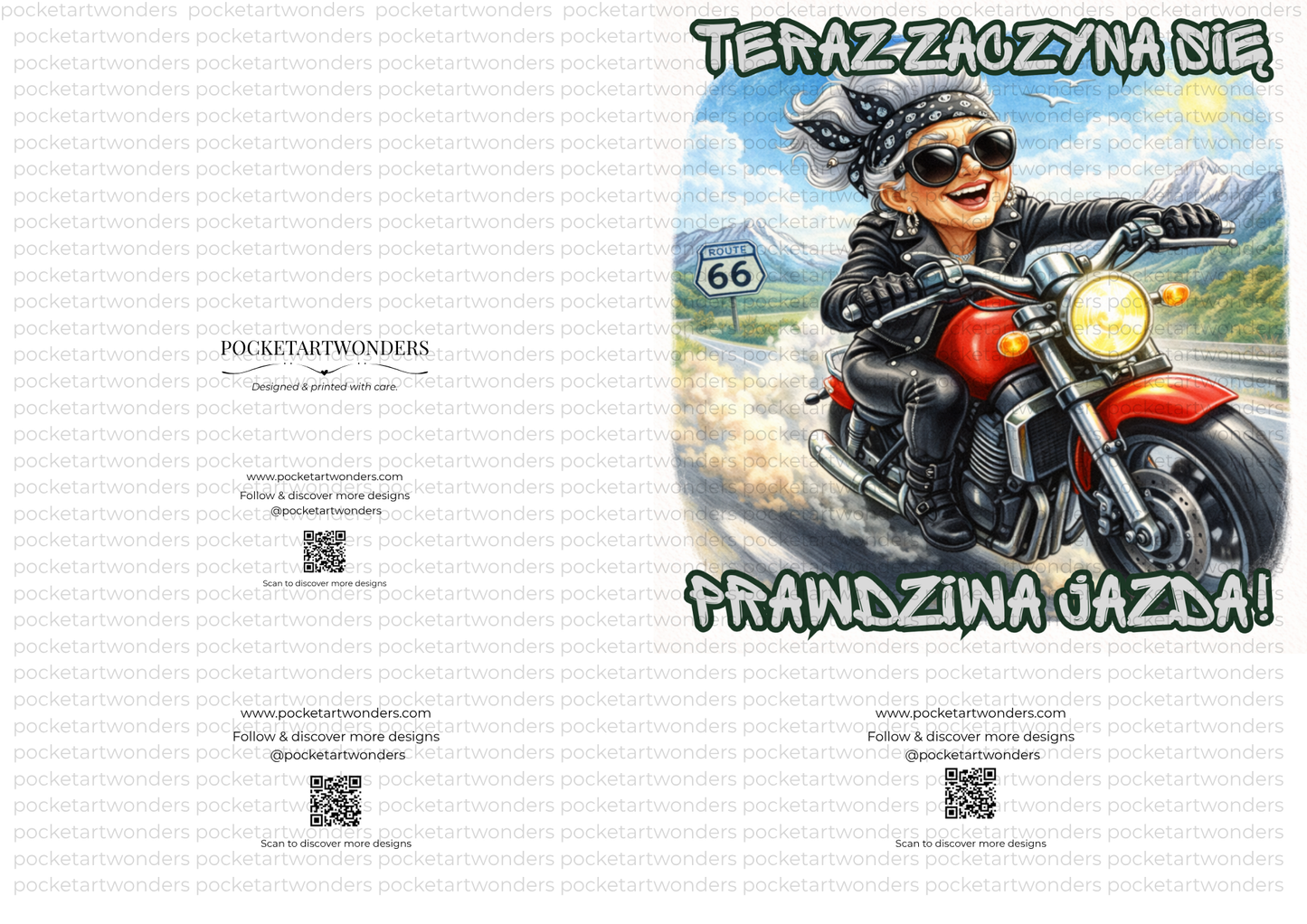 Kartka okolicznościowa – Emerytka / Retirement for Her