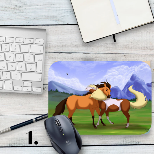 Podkładka pod mysz Mustang z Dzikiej Doliny / Spirit: Stallion of the Cimarron – animacja