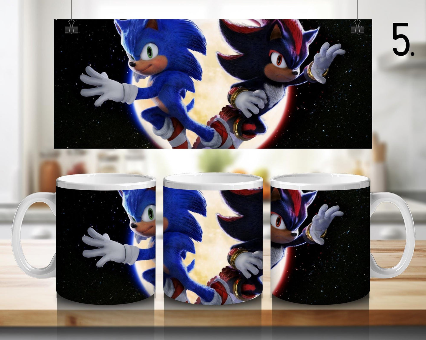 Sonic the Hedgehog | 100% CERAMIC MUG, 11Oz = 330ml