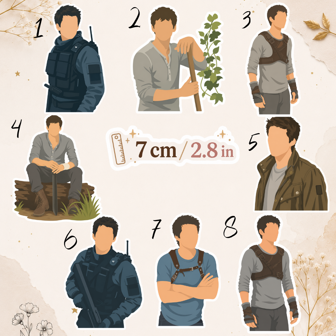 Naklejka – Więzień labiryntu / The Maze Runner, Thomas