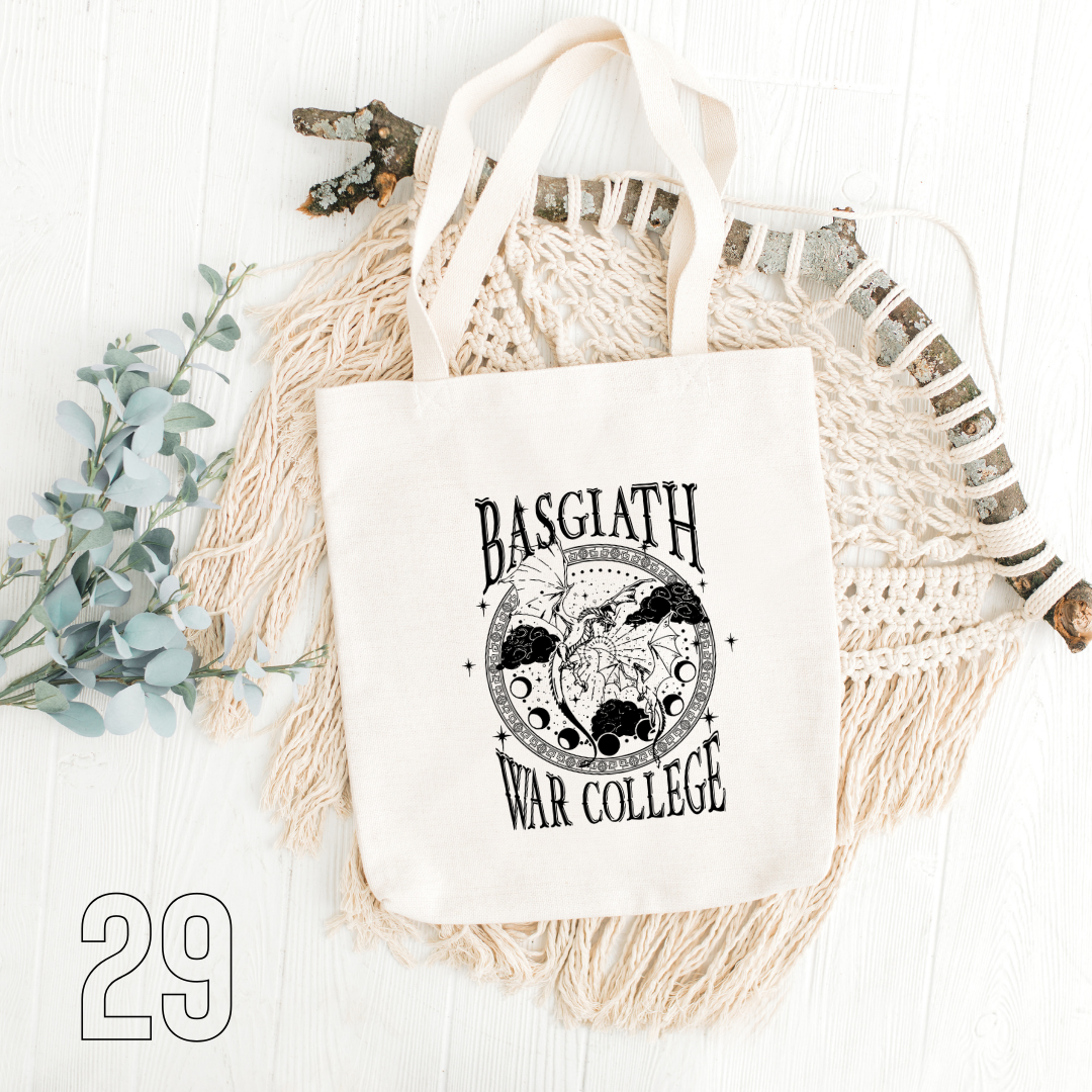 Fourth Wing, Iron Flame, Onyx Storm - 100% Cotton | Tote Bag