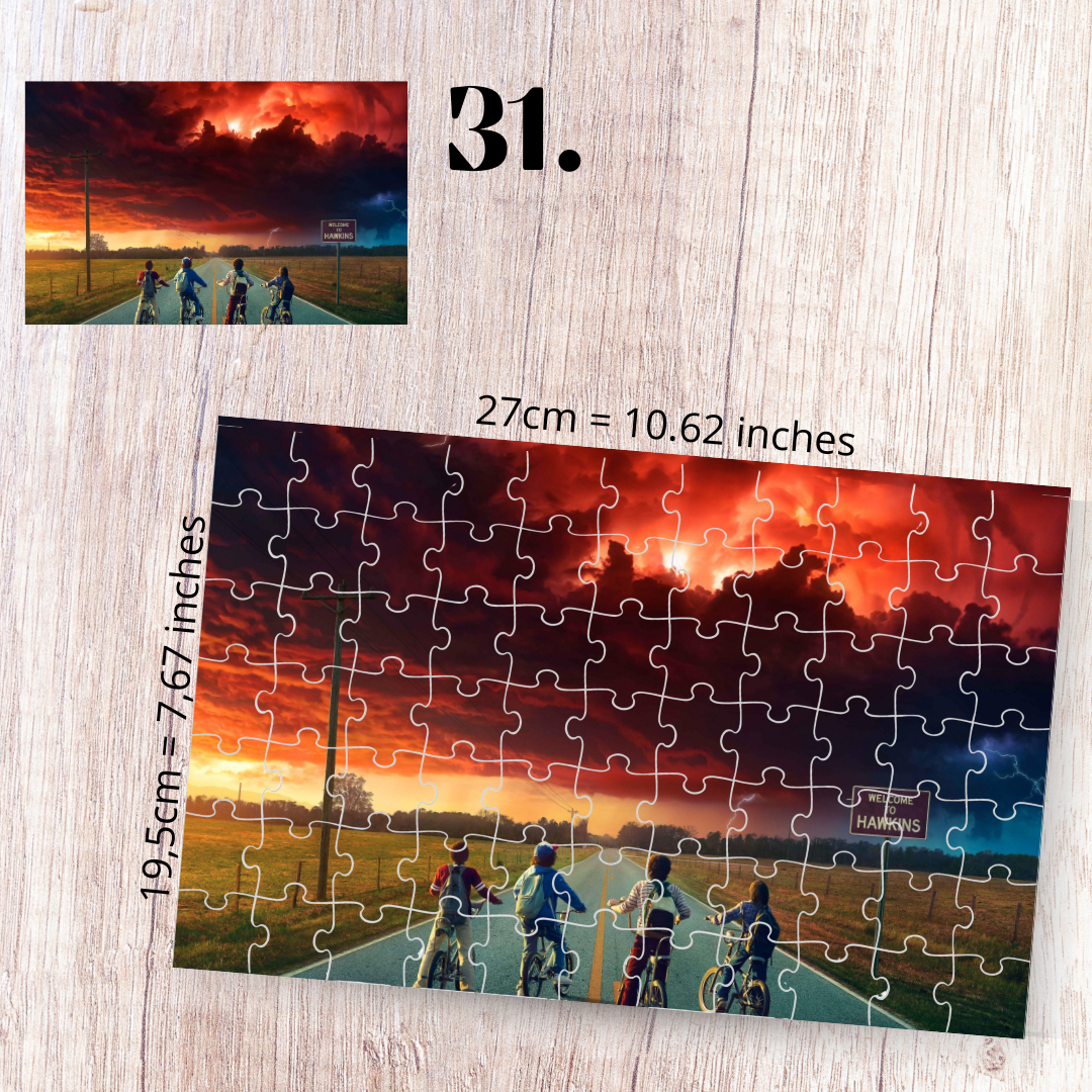 Puzzle Stranger Things / Stranger Things – serial Netflix, horror fantasy