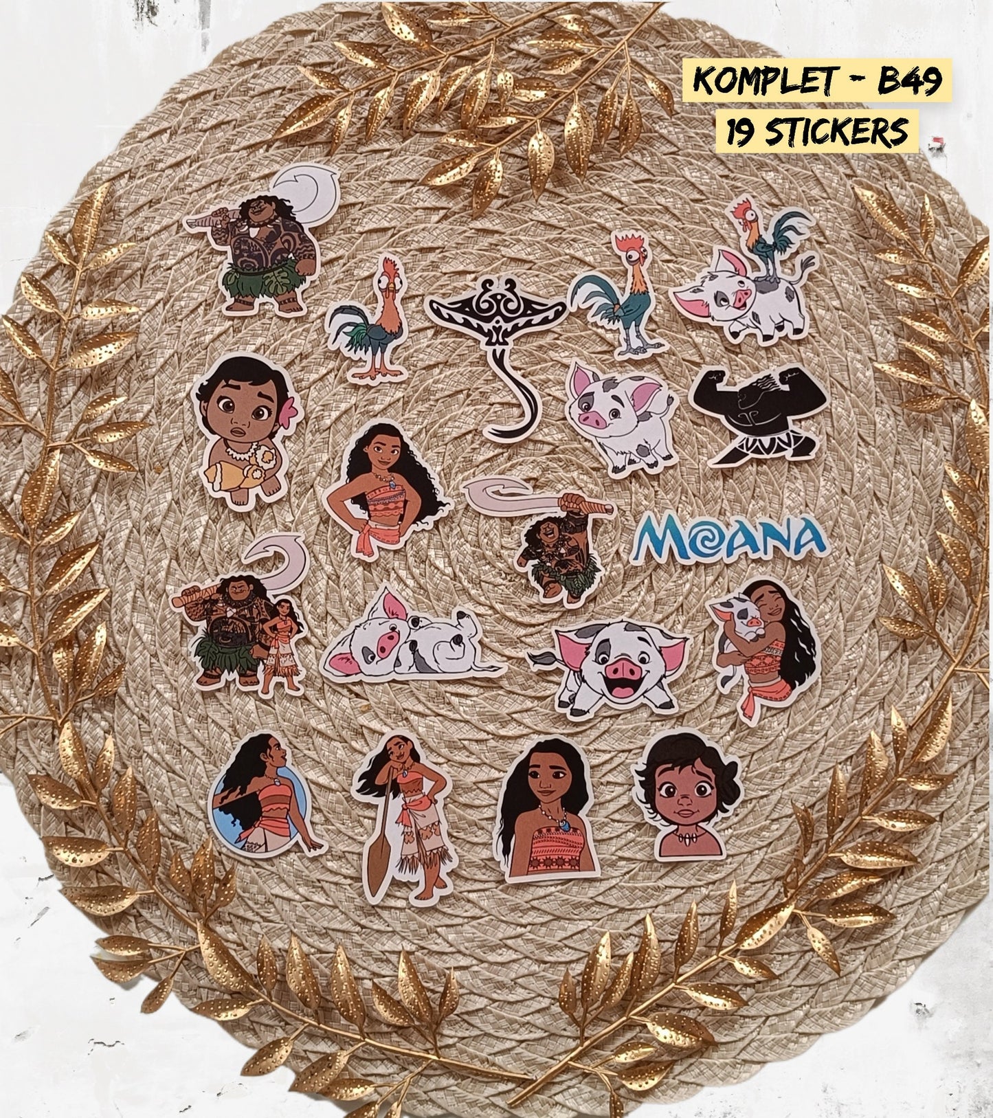 Moana Stickers | Disney Vinyl Pack | Ocean Adventure