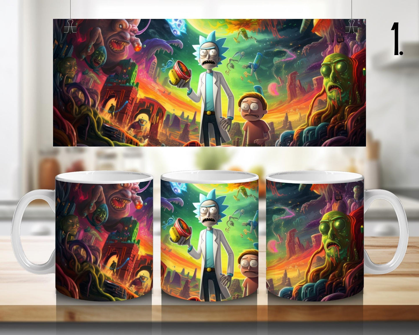 Rick and Morty | 100% CERAMIC MUG, 11Oz = 330ml