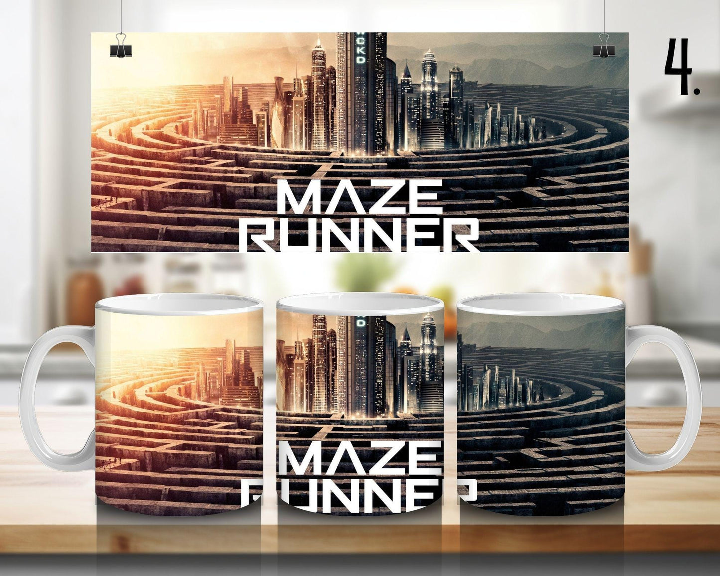 The Maze Runner | 100% CERAMIC MUG, 11Oz = 330ml