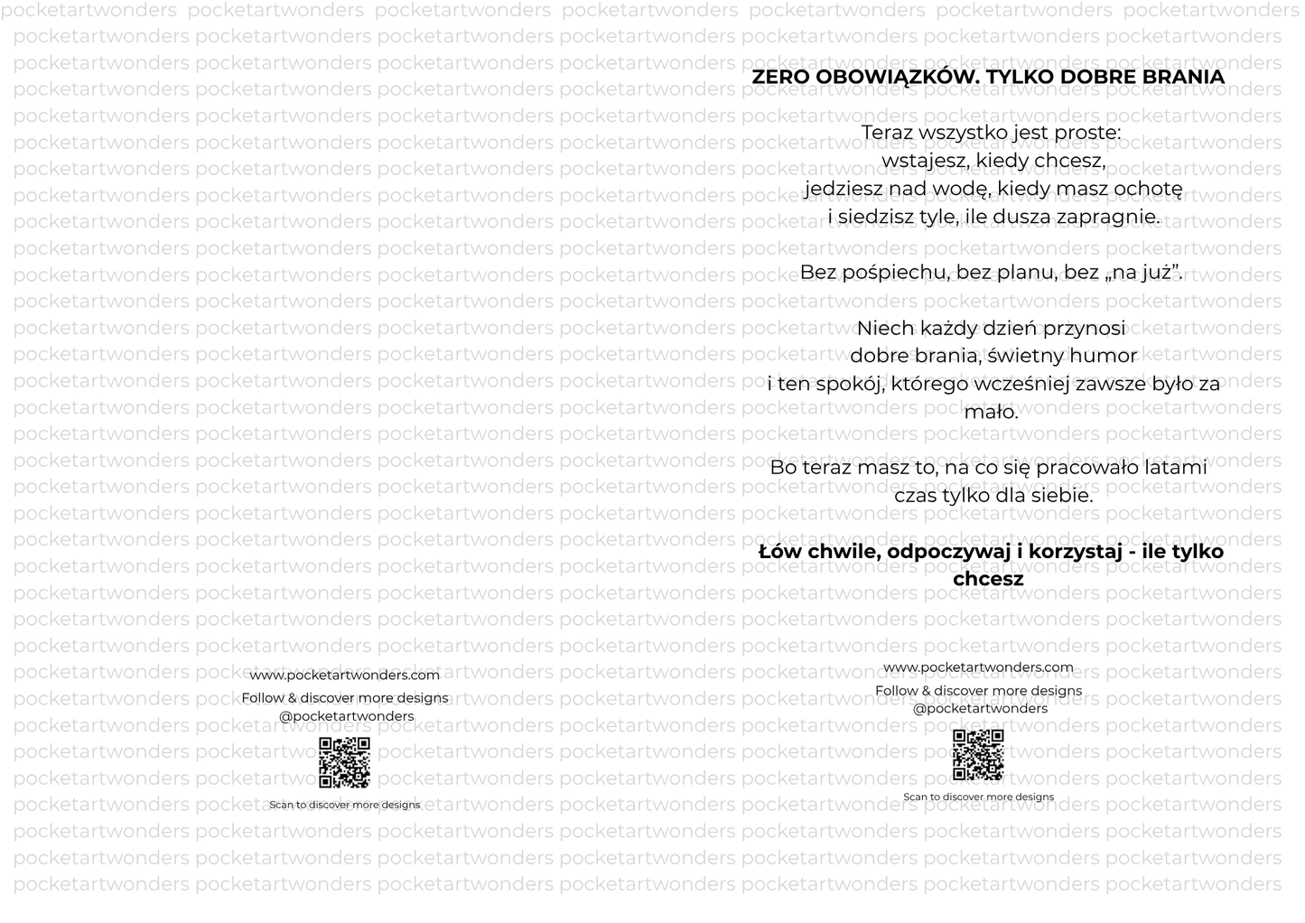 Kartka okolicznościowa – Emeryt / Retirement for Him