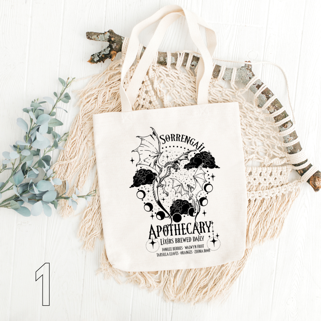 Fourth Wing, Iron Flame, Onyx Storm - 100% Cotton | Tote Bag