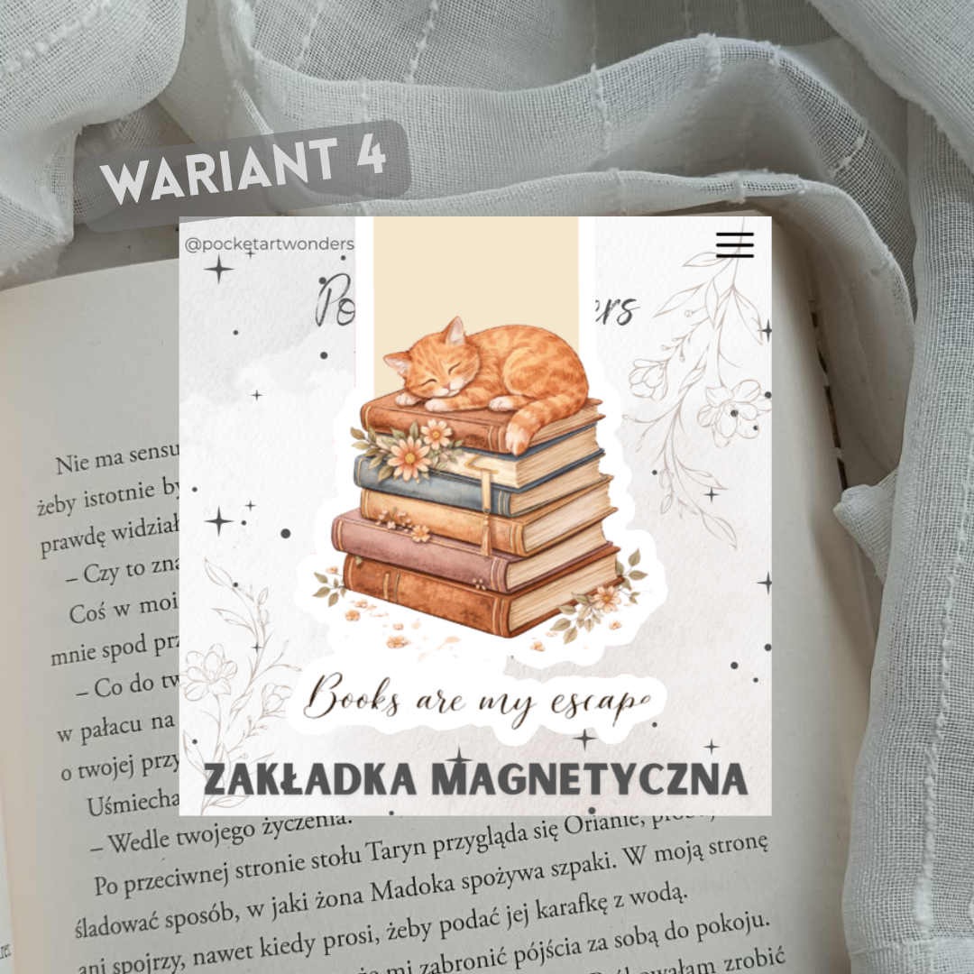 Zakładka magnetyczna – Bookish Aesthetic