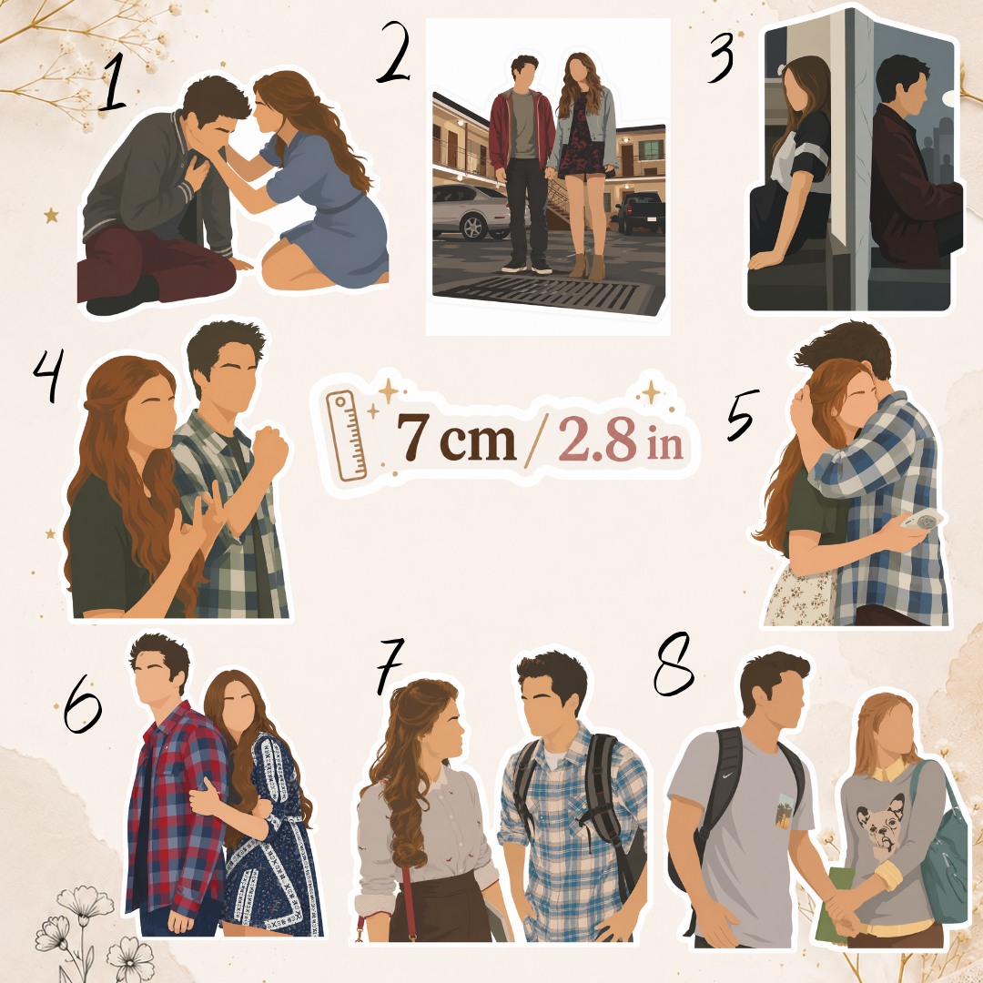 Naklejka – Teen Wolf, Stiles & Lydia
