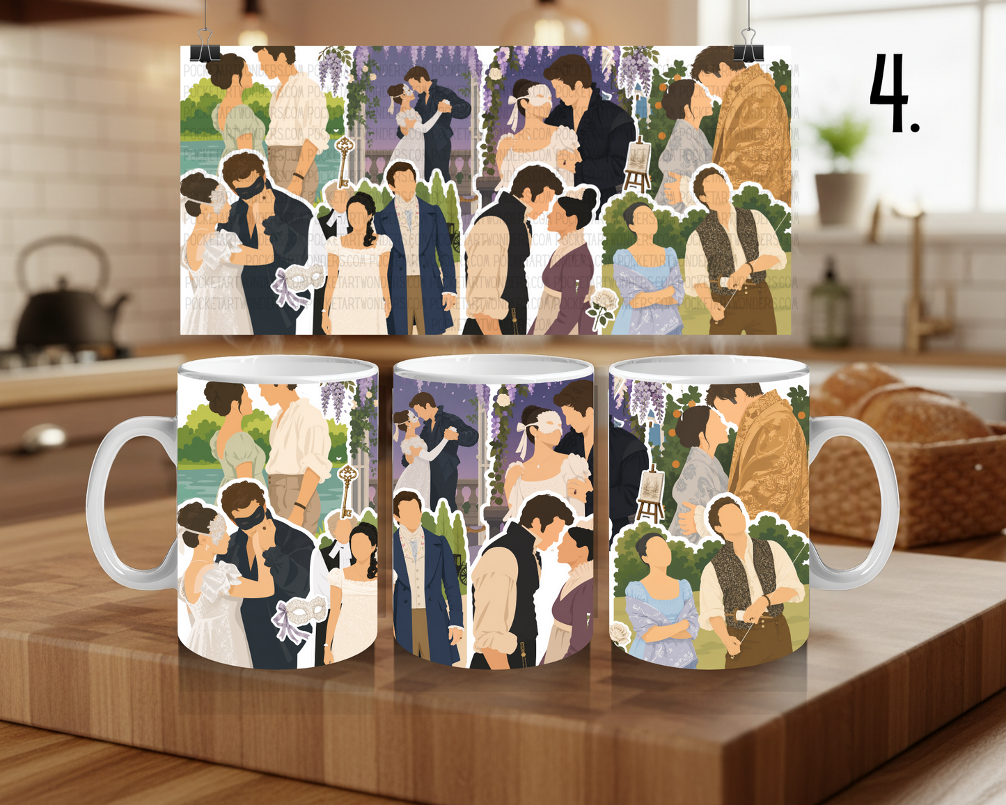 Ceramic Mug 330 ml - Bridgerton Inspired