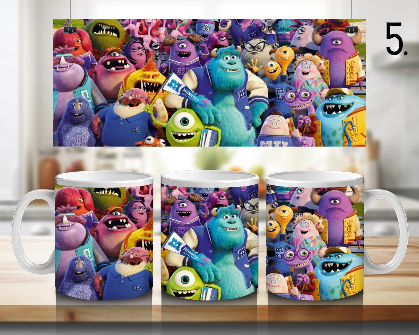 Monsters | 100% CERAMIC MUG, 11Oz = 330ml