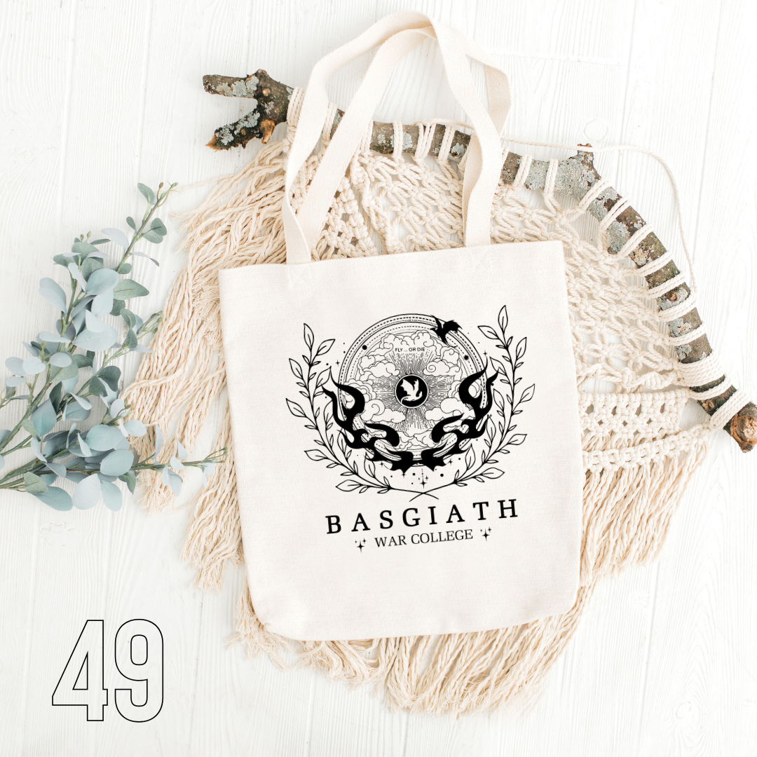 Fourth Wing, Iron Flame, Onyx Storm - 100% Cotton | Tote Bag