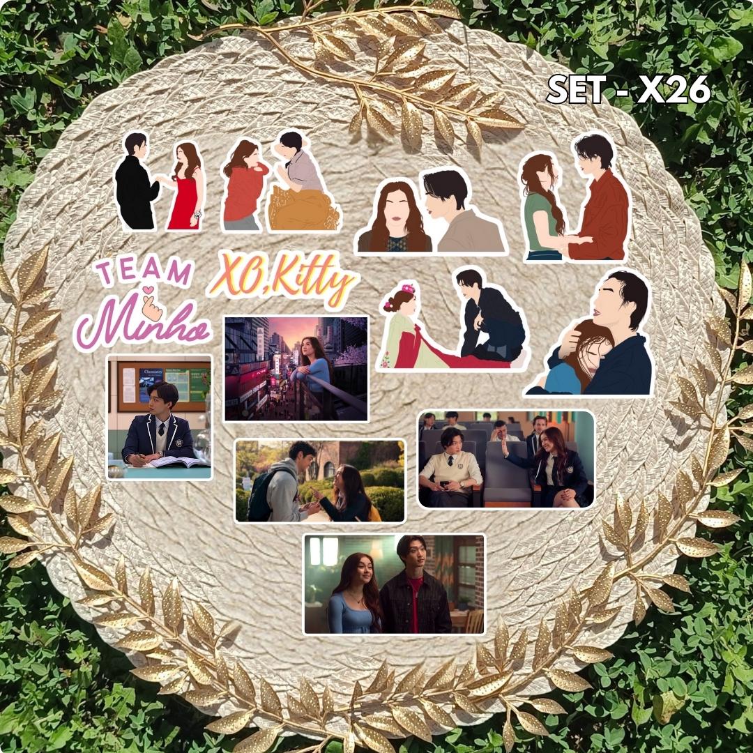 Xo, Kitty Stickers | Netflix Teen Romance Vinyl Pack | Kitty, Dae & Yuri