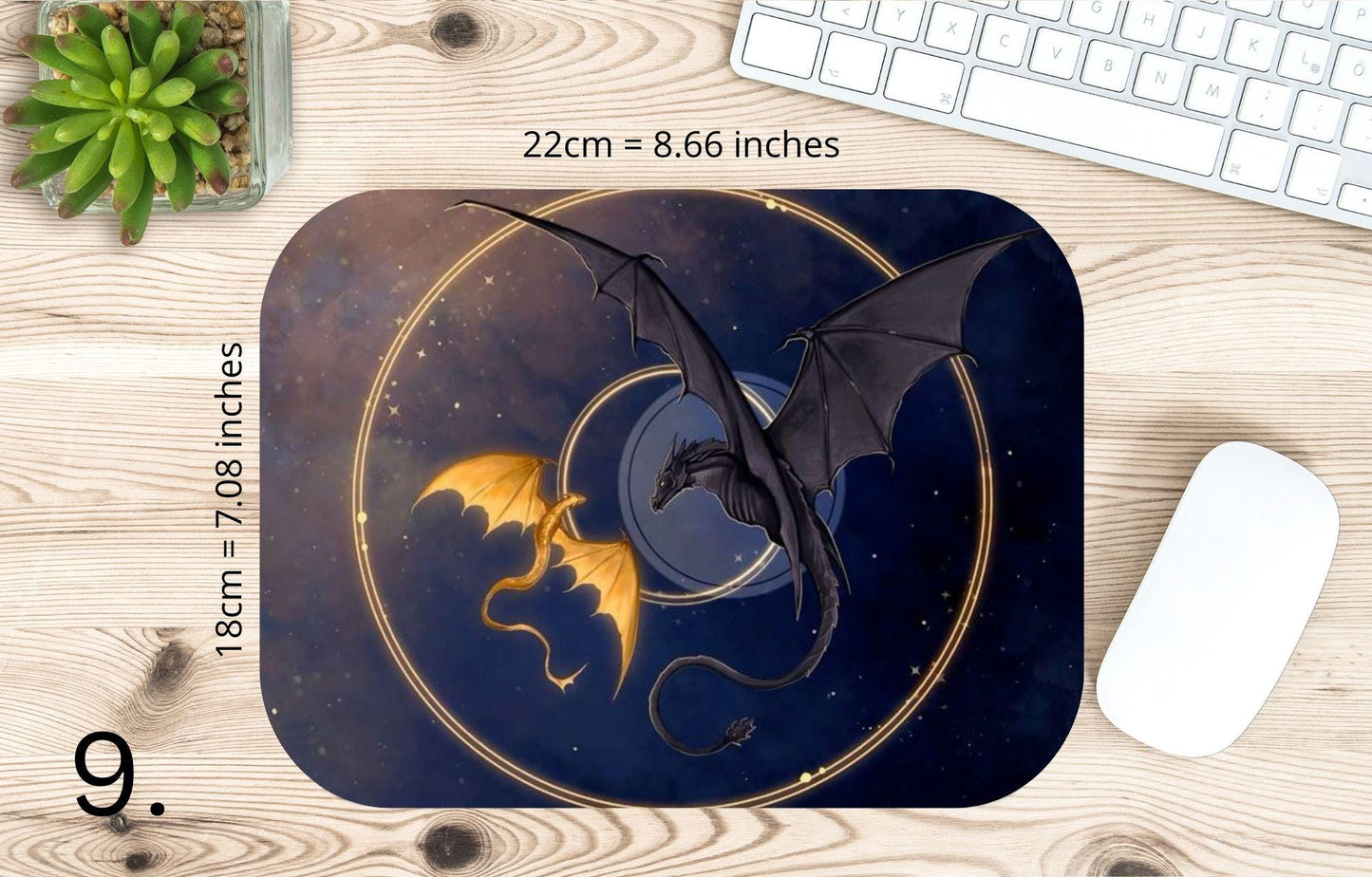 Onyx Storm, Fourth Wing, Iron Flame | MAUSEPAD, Gaming Mouse Pad