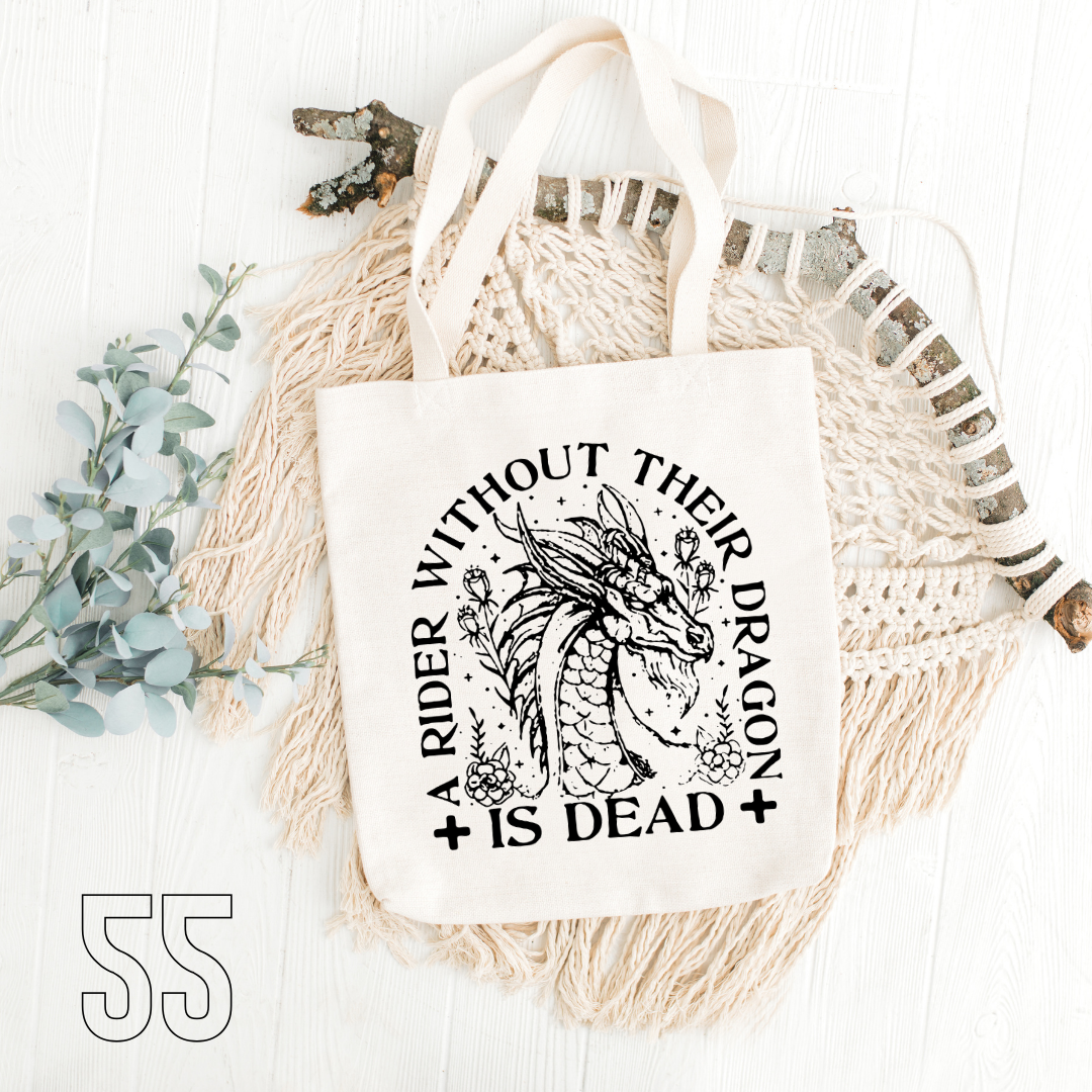 Fourth Wing, Iron Flame, Onyx Storm - 100% Cotton | Tote Bag